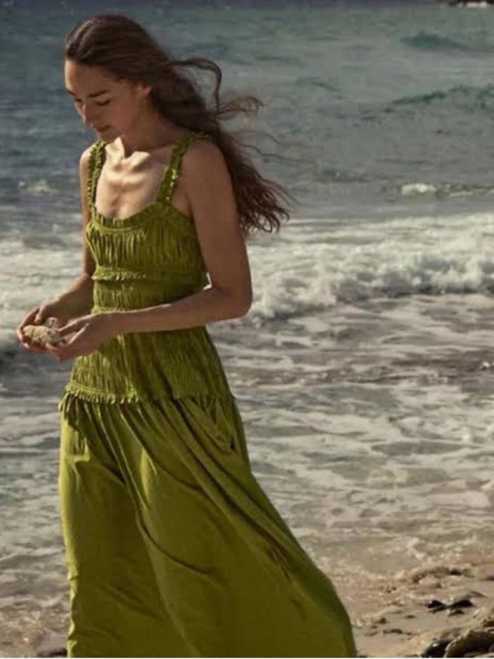 Doen Marianne Green Maxi Dress - Picture 1 of 9